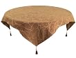 Pack of 2 Urban Fusion Botanical Leaf Pattern Chenille Tablecloths