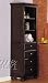 Bathroom Tall Storage Cabinet Walnut Finish