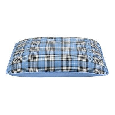 Plaid Outdoor Pet Pillow / Blue
