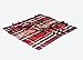 Lady's Large Blanket Tartan Scarf Shawl Stole Plaid Checked Pashmina Camel Green Red (Red)