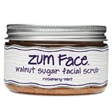 Zum Face Walnut Sugar Facial Scrub Rosemary-Mint — 5 oz