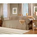 Sure Fit Cotton Sofa Slipcover, Linen