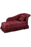 Delmar Skirted Right-back Rolled-back Chaise Lounge With Storage