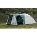 Kuppelzelt Iglu-Zelt mit Vorbau f�r 3-4 Personen, silber - gr�n