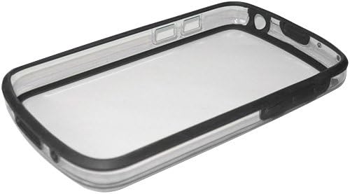 Black Bumper Shield Case Cover For Blackberry Q10 with Free Pouch