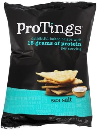 ProTings - Sea Salt Protein Chips - 4 oz.pack of 2