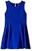 My Michelle Girls' Sleeveless Princess Paneled Texture Knit Skater Dress