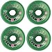 Abec 11 Gumballs Green Longboard Skateboard Wheels 76mm 75du (Set of 4)