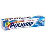 Super PoliGrip Denture Adhesive Cream, Ultra Fresh, 2.4-Ounce Tubes (Pack of 4)