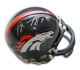 Shannon Sharpe Autographed/Hand Signed Denver Broncos Mini Helmet