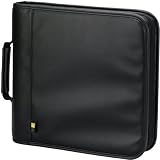Case Logic BKB 128 - CD/DVD binder - 128 discs - koskin - black