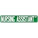 New " Nursing Assistant Street Sign Signs " Street Sign Occupations
