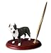 Pit Bull Terrier Dog Desk Set - Brindle