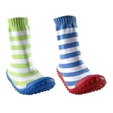 Boy Non-Skid Rubber Sole Socks