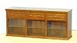 Dollhouse Miniature Handcarved Walnut Store Counter