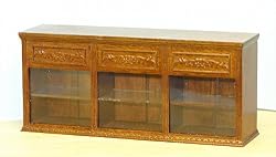 Dollhouse Miniature Handcarved Walnut Store Counter