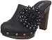 Wanted Shoes Women's Blast High Heel Clog,Black,8.5 M US