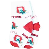 Ohio State Buckeyes White (903) Infant Bootie Socks