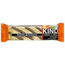 KIND Bar Sesame & Peanuts with Chocolate, 1.6-Ounce Bars (Pack of 8)