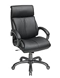 Eco Leather Executive Chair with Coated Base Black