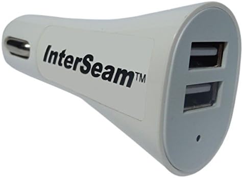 Dual USB Car Charger - For Apple iPhone 5, 5S, 5C, iPod, iPad, iPad 2 - Stylish, High Quality, Fast - With 2 Lightning to USB Cables - For Android/Galaxy S3, S4, S5, Tab 2, 3 - Portable Micro USB Splitter Charger - 90-Day Free Replacement Warranty