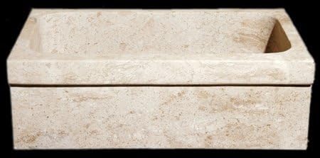 Allstone Ka33Sb-Cbh Kitchen Sink, Cafe Blanc Honed