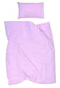 Pink Gingham Single Bed Duvet Cover And Pillowcase Set