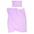 Baroo pink duvetcover and pillowcase set
