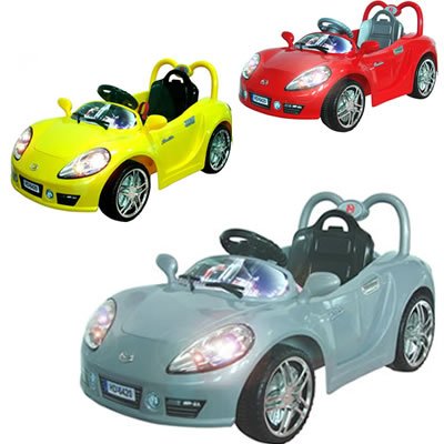 Childrens Toyshop  Toys : Ride on Aston Martin Electric Toy Car with Remote - Silver