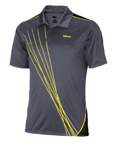Wilson Herren Tennis-Polohemd Triboro, grau, XXL, WRA1404002100XX Preisvergleich
