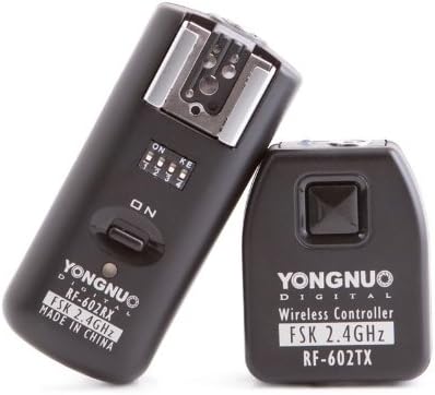 Yongnuo New RF-602 C3 Wireless Remote control Switch & Studio Flash Trigger Combi System for Canon Eos 1D,1DS,5D,5DII,7D,10D,20D,30D,40D,50D