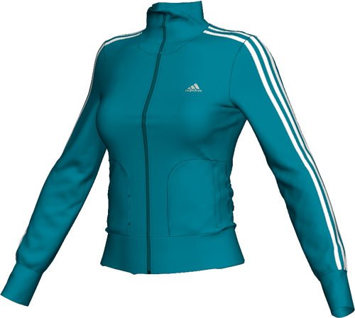 Adidas Damen Trainingsjacke Essentials 3Stripes, green beauty f10/white, 36 , P03471 Preisvergleich
