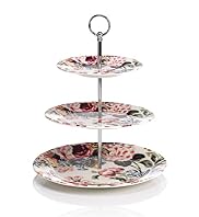 3-Tier Country Garden Floral Cake Stand
