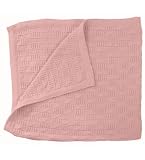 Sage Creek Organics Woven Crib Blanket - Pink