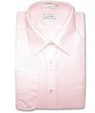 Men's Pink Dress Shirt w/ Convertible Cuffs