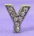 Y Letter 10mm Slide Charm for Personalized Bling Dog Collar