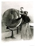 Geography Lesson at the Braille Institute, from L'Illustration, 18th September 1897 Art Giclee Poster Print by Louis Remy Sabattier, 18x24