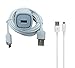 Samsung Galaxy S7 S6 Note 4 5 New Travel Home Wall Fast Charger + EXTRA 5 Foot Cable 5v / 2.4 Amp Compatible with Motorola LG HTC Samsung - White