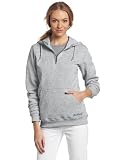 Carhartt Women039s Quarter Zip Script Logo Sweatshirt Heather Gray Large