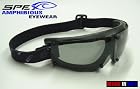 Spex Amphibious Eyewear Black with Grey Polarized Lenses