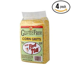 Bob’s Red Mill Gluten Free Corn Grits, Polenta, 24 Ounce Packages (Pack of 4)