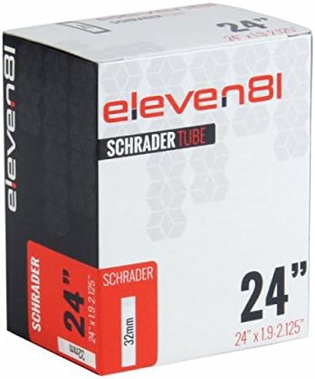 Eleven81 Low Lead Bicycle Tube - 24 x 1.9/2.125 - 32mm Shrader Valve - TUBE2460