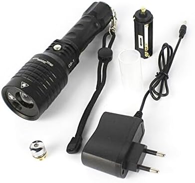 08-1 800lm Cool White Light+ 50mW Green Laser Light LED Flashlight with Sky Star II (1x18650/3xAAA)
