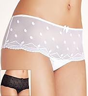 2 Pack Limited Collection Embroidered Dot Mesh Shorts