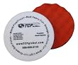 8" Red Foam Waffle Polish Pad Extra Coarse Cutting Grip