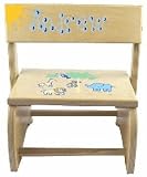 Large Flip - Jungle-Natural Stool