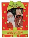 Santa and Me Fabric Covered Photo Frame