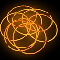 50 22" Glowstick Necklaces ORANGE