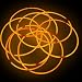 100 22" Glowstick Necklaces ORANGE