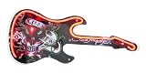 Ed Hardy LOVE KILLS SLOWLY Electric Guitar Neon Clock